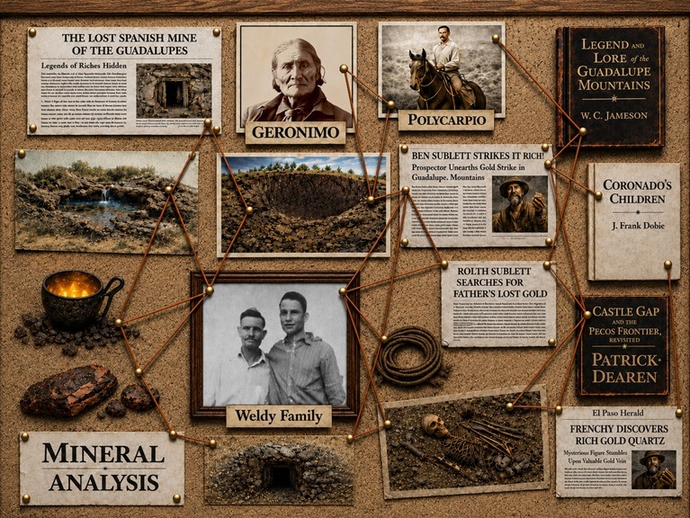 Historical evidence connected to the Lost Gold of Geronimo
